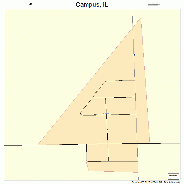 Campus, IL street map