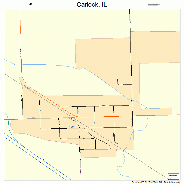 Carlock, IL street map