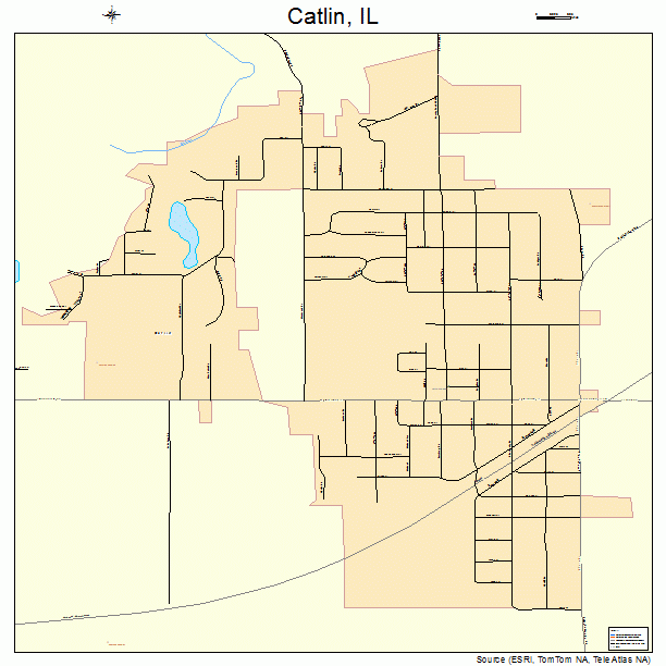 Catlin, IL street map
