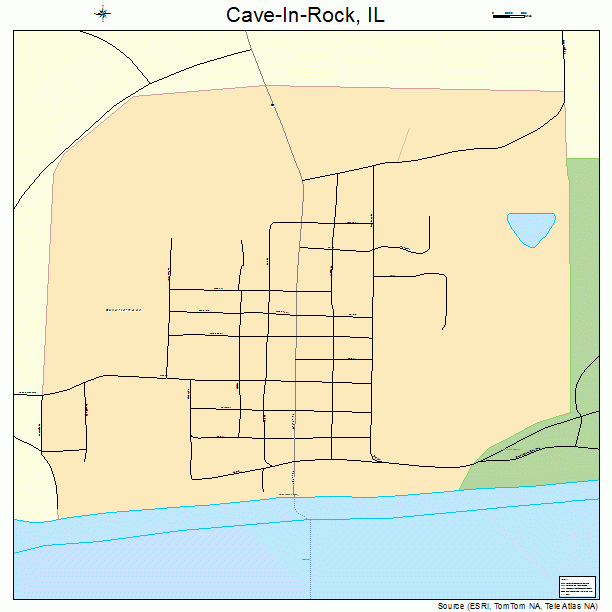 Cave-In-Rock, IL street map