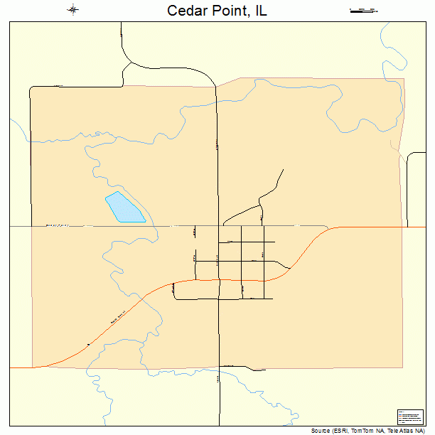 Cedar Point, IL street map