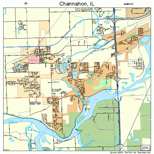 Channahon, IL street map