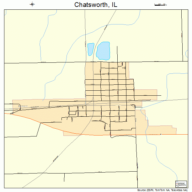 Chatsworth, IL street map