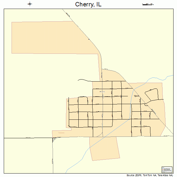Cherry, IL street map