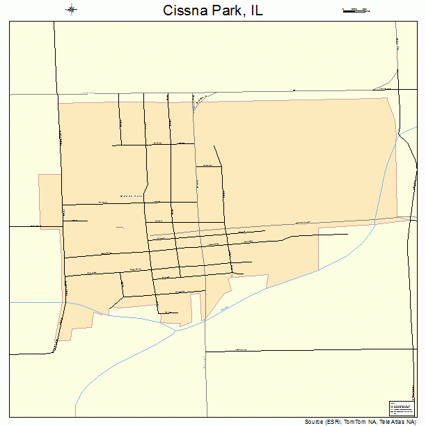Cissna Park, IL street map