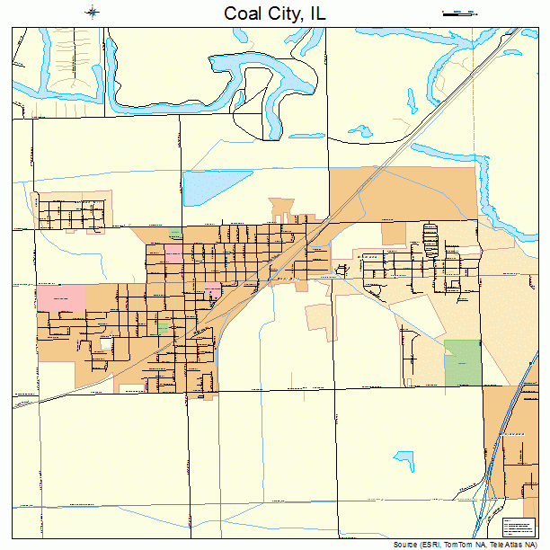 Coal City, IL street map