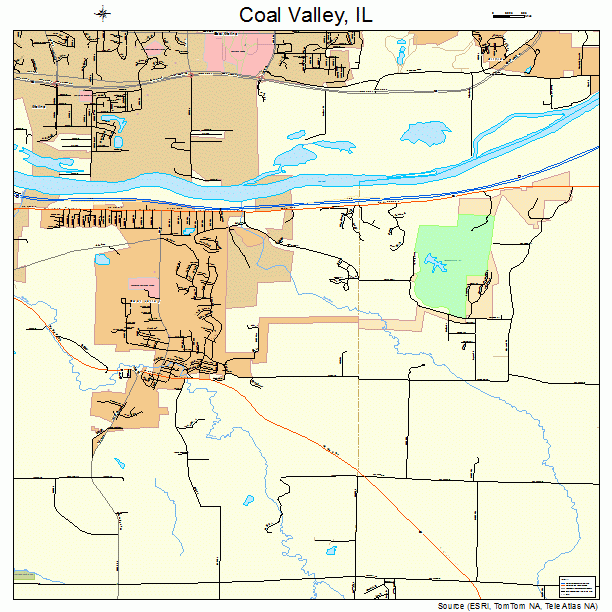 Coal Valley, IL street map