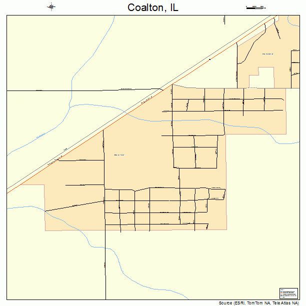 Coalton, IL street map