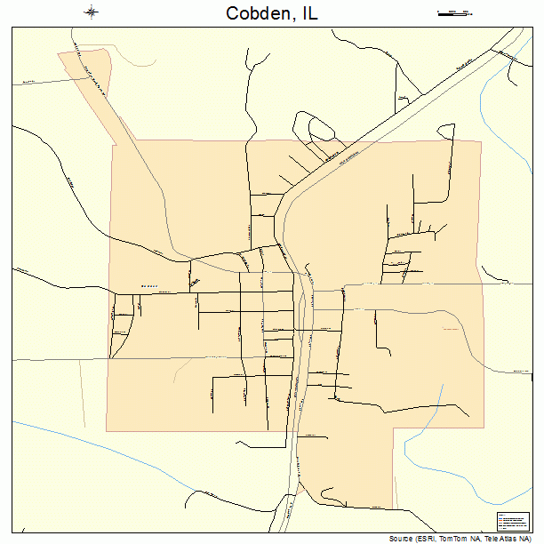 Cobden, IL street map