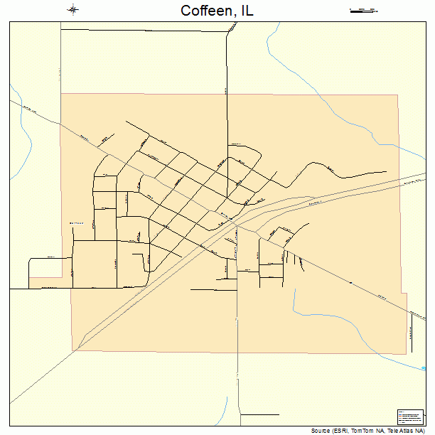 Coffeen, IL street map