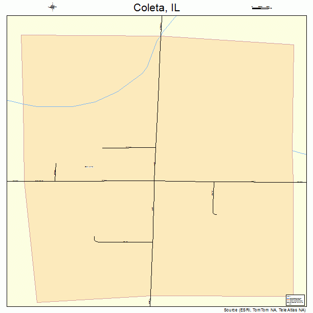 Coleta, IL street map