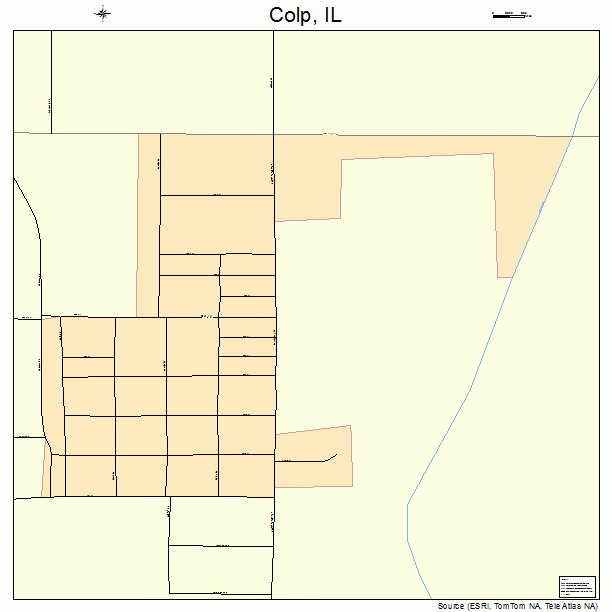 Colp, IL street map
