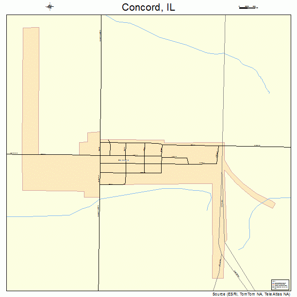 Concord, IL street map