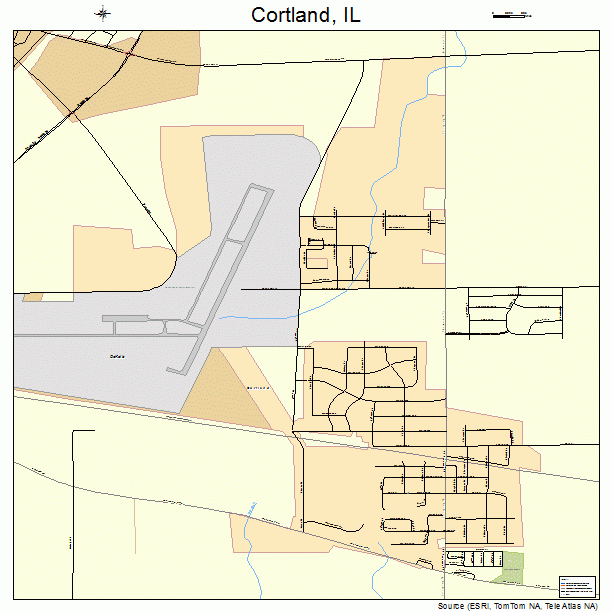 Cortland, IL street map