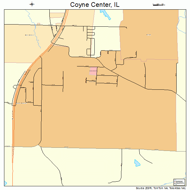 Coyne Center, IL street map
