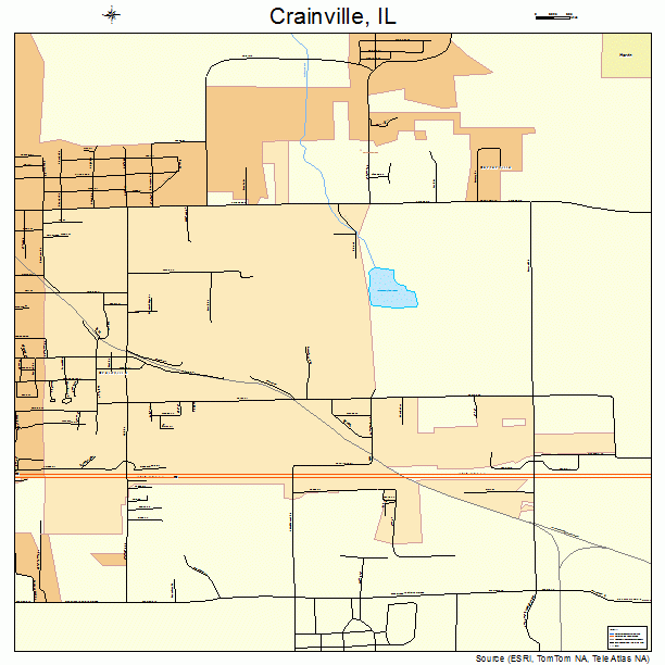 Crainville, IL street map