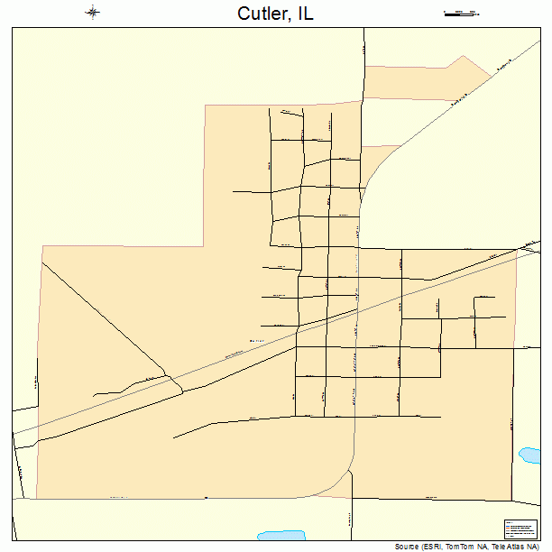 Cutler, IL street map