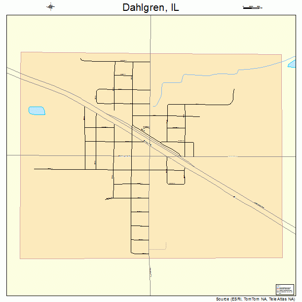Dahlgren, IL street map