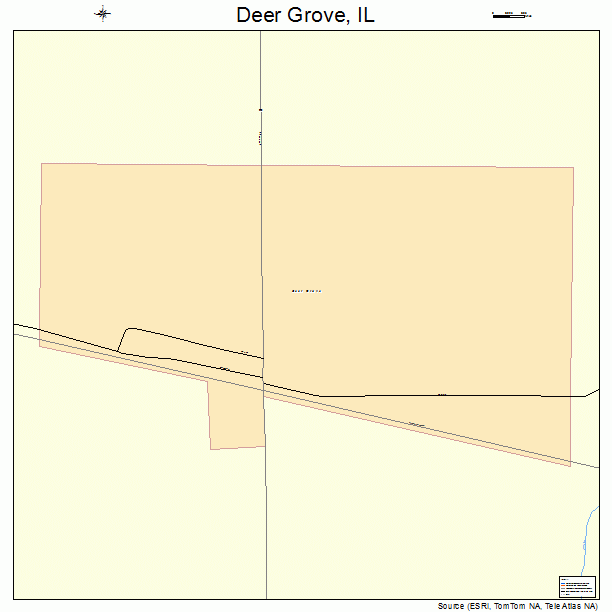 Deer Grove, IL street map