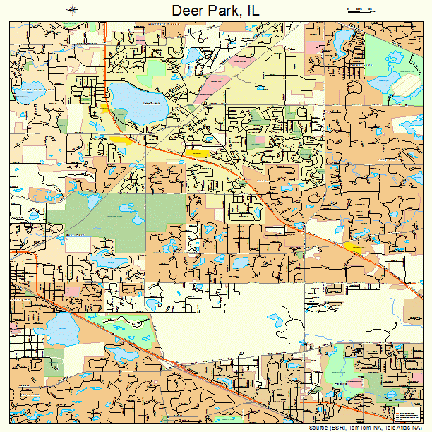 Deer Park, IL street map