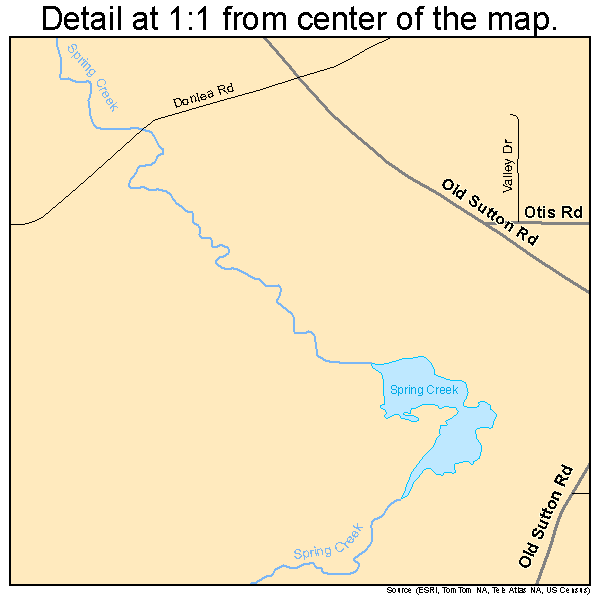 Barrington Hills, Illinois road map detail