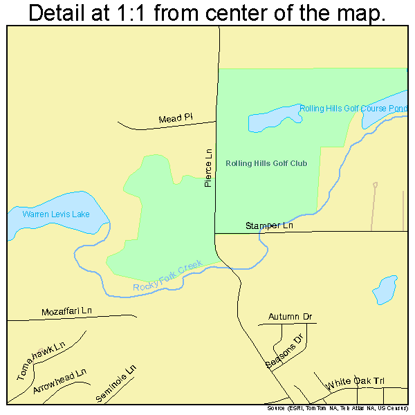 Godfrey, Illinois road map detail