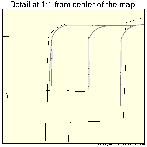 Hennepin, Illinois road map detail