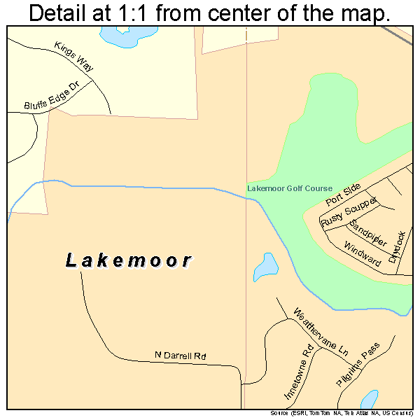 Lakemoor, Illinois road map detail