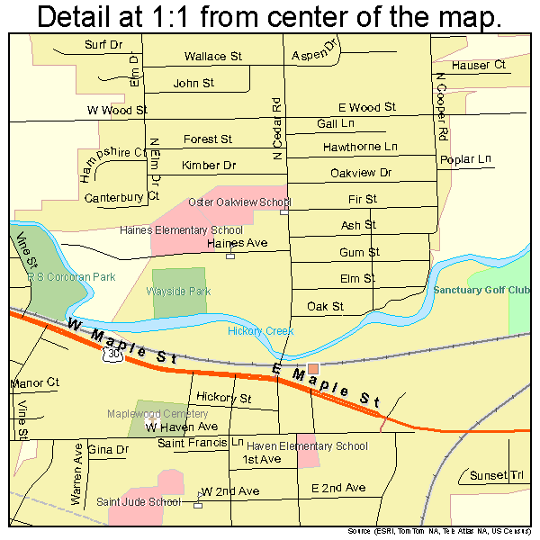 New Lenox IL Map