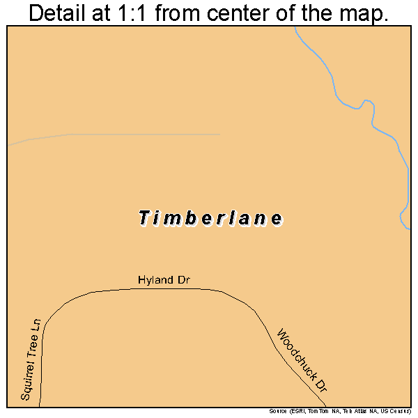 Timberlane, Illinois road map detail
