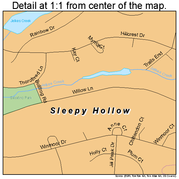 West Dundee, Illinois road map detail