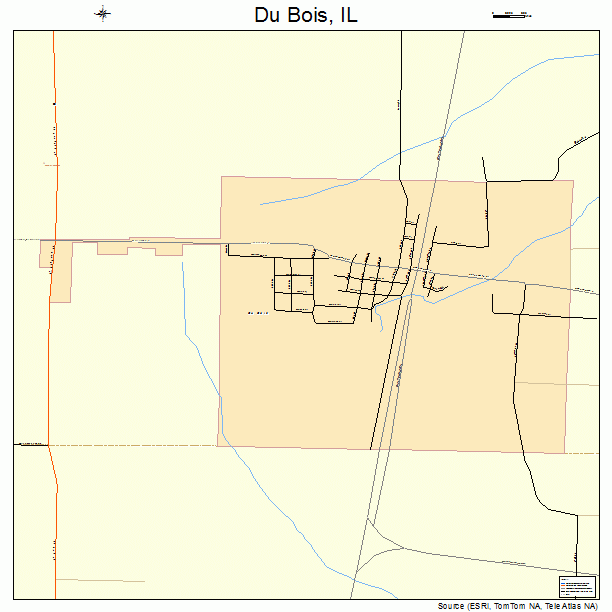 Du Bois, IL street map