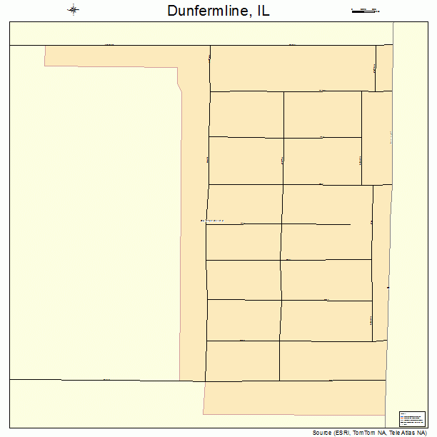 Dunfermline, IL street map