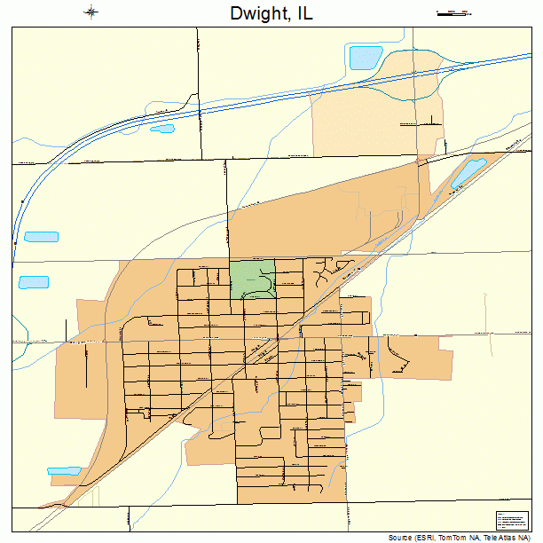 Dwight, IL street map