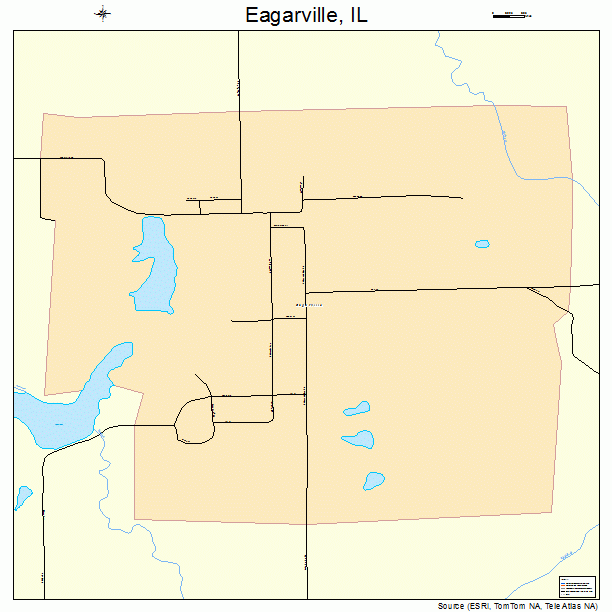 Eagarville, IL street map