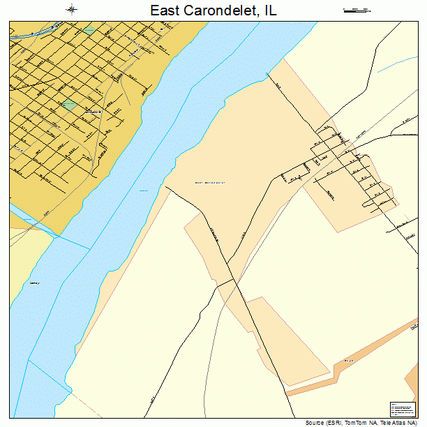 East Carondelet, IL street map