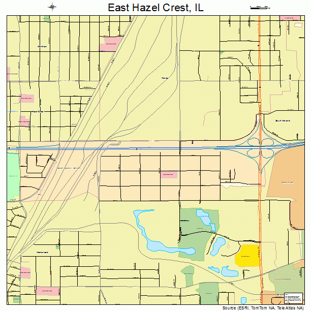 East Hazel Crest, IL street map
