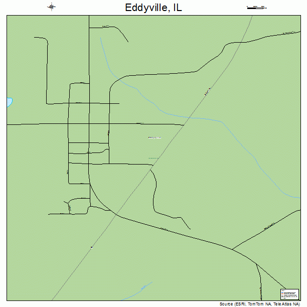 Eddyville, IL street map