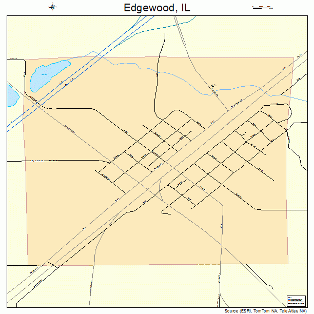Edgewood, IL street map