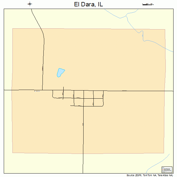 El Dara, IL street map