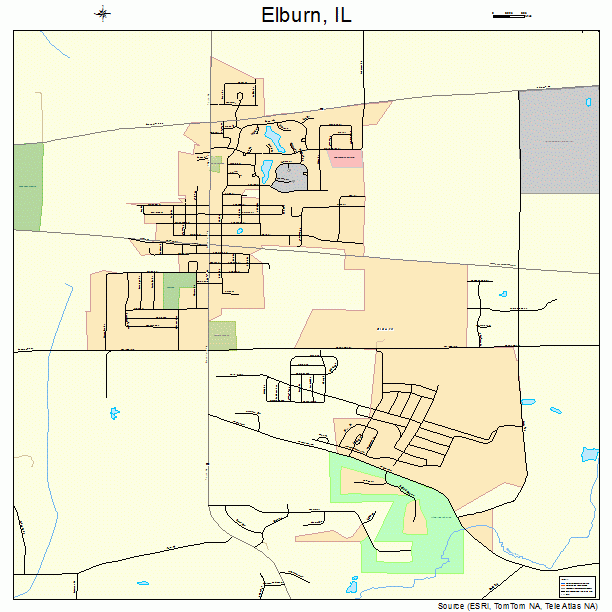 Elburn, IL street map