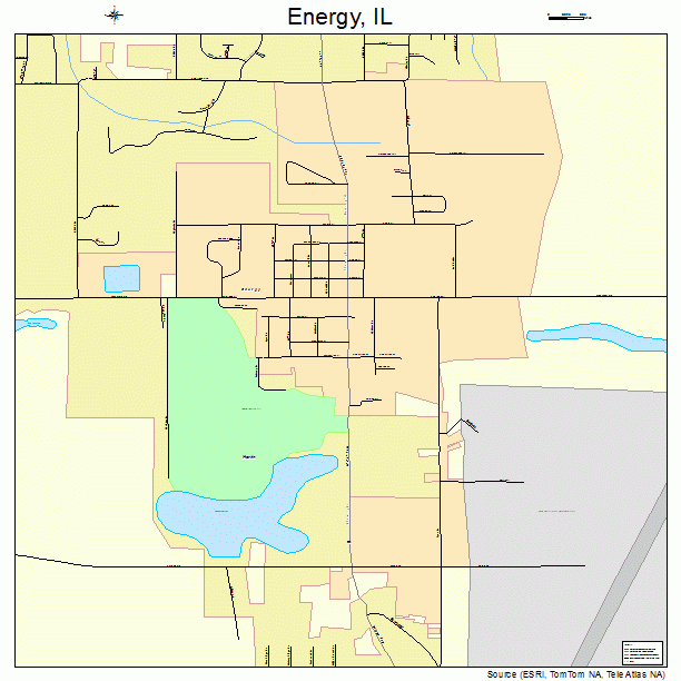 Energy, IL street map