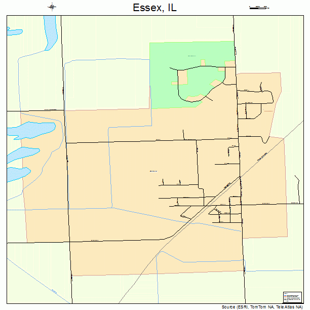 Essex, IL street map