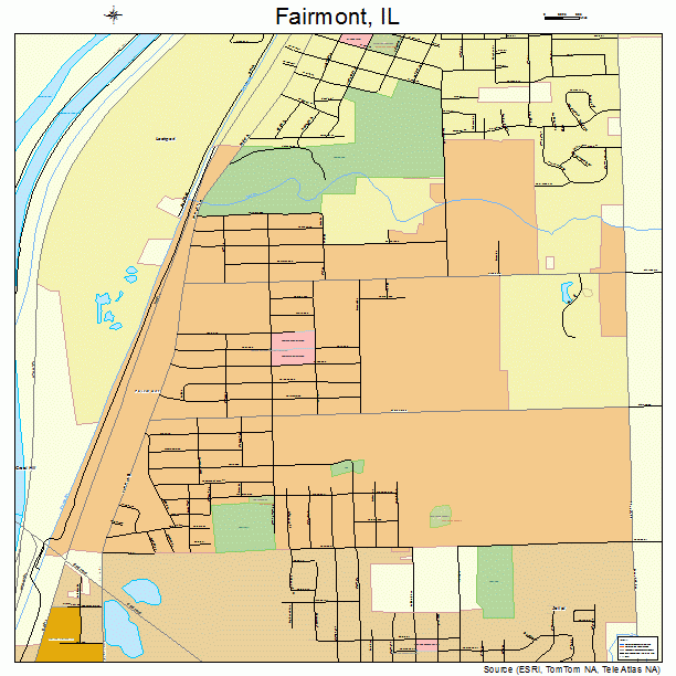 Fairmont, IL street map