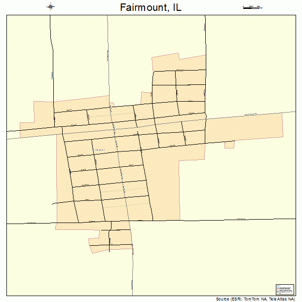 Fairmount, IL street map