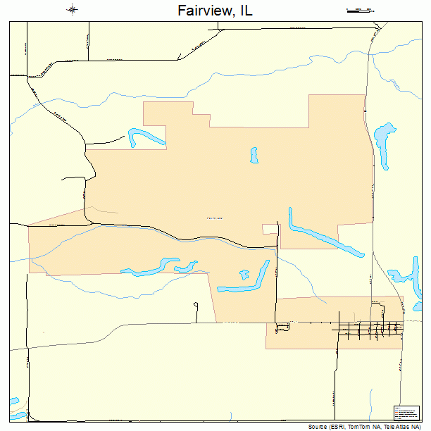 Fairview, IL street map