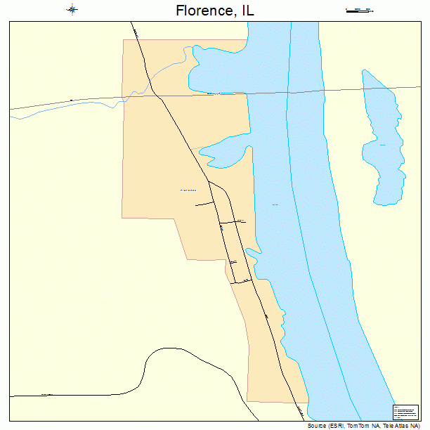 Florence, IL street map