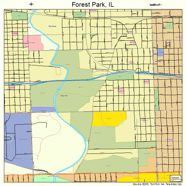 Forest Park, IL street map