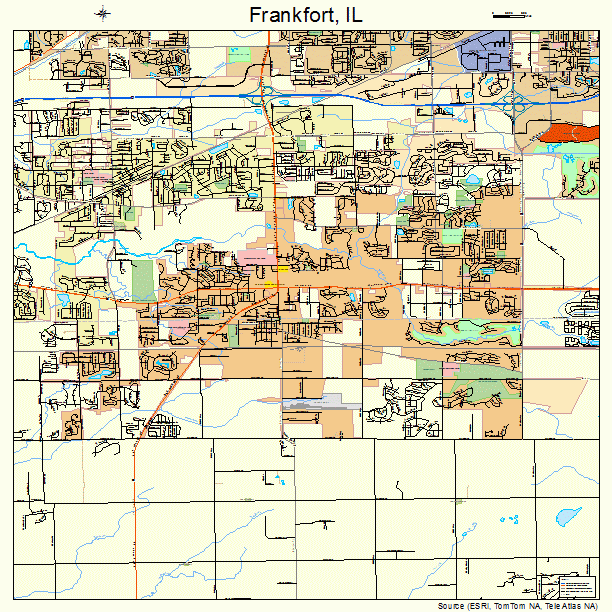 Frankfort, IL street map