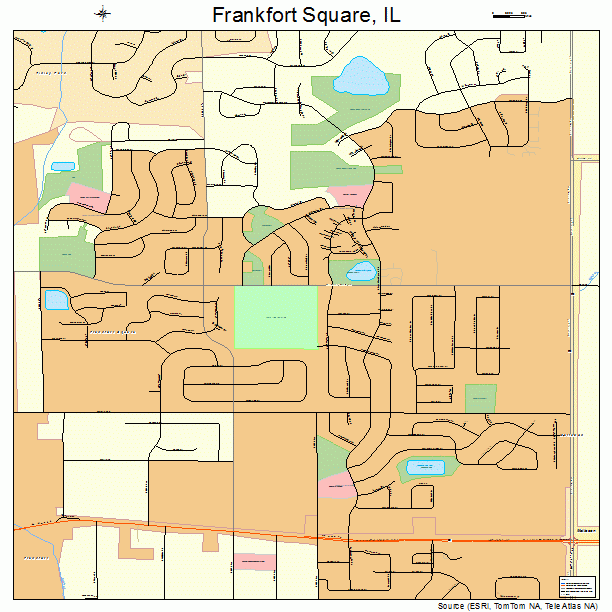 Frankfort Square, IL street map